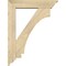 Ekena Millwork Imperial Traditional Rough Sawn Bracket w/ Offset Brace, Douglas Fir, 6"W x 26"D x 34"H BKT0604X26X34IMP01RDF - alternate 3